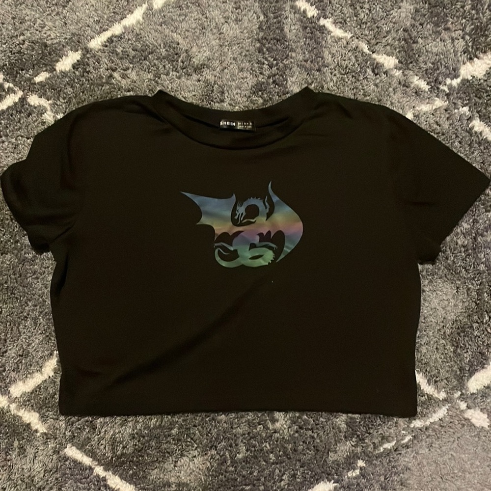 SHEIN crop top, size small.